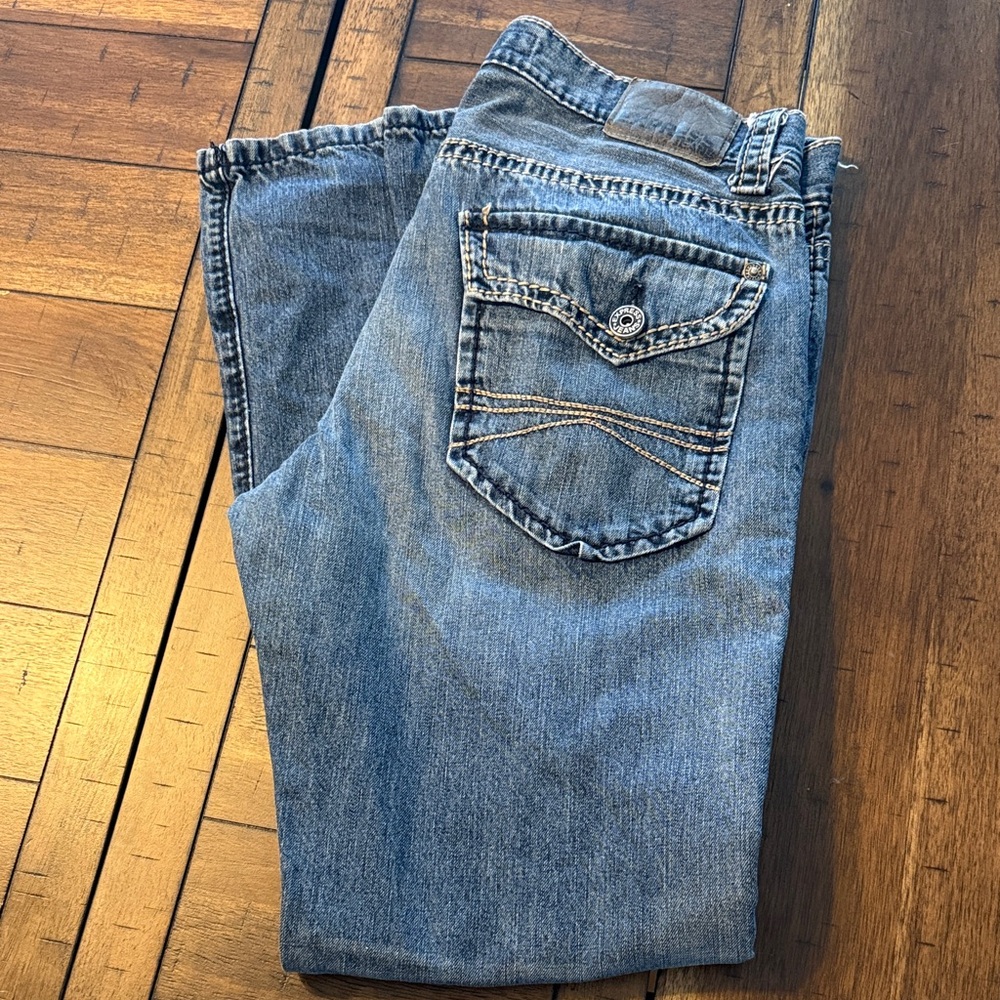 Express Men's Straight Jeans - Light Blue